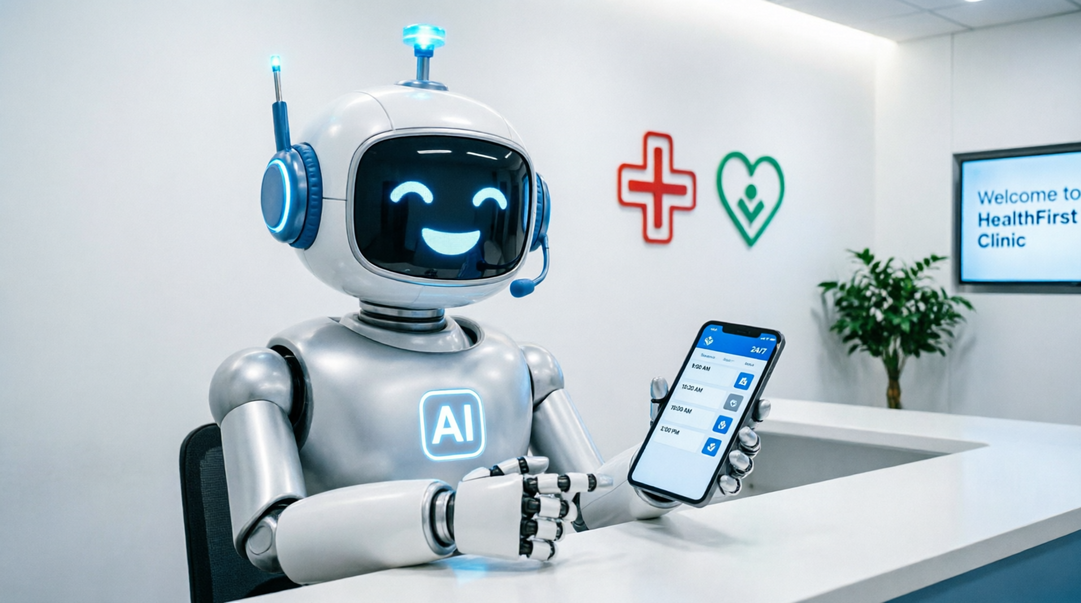 Agente de IA gestionando citas médicas por WhatsApp